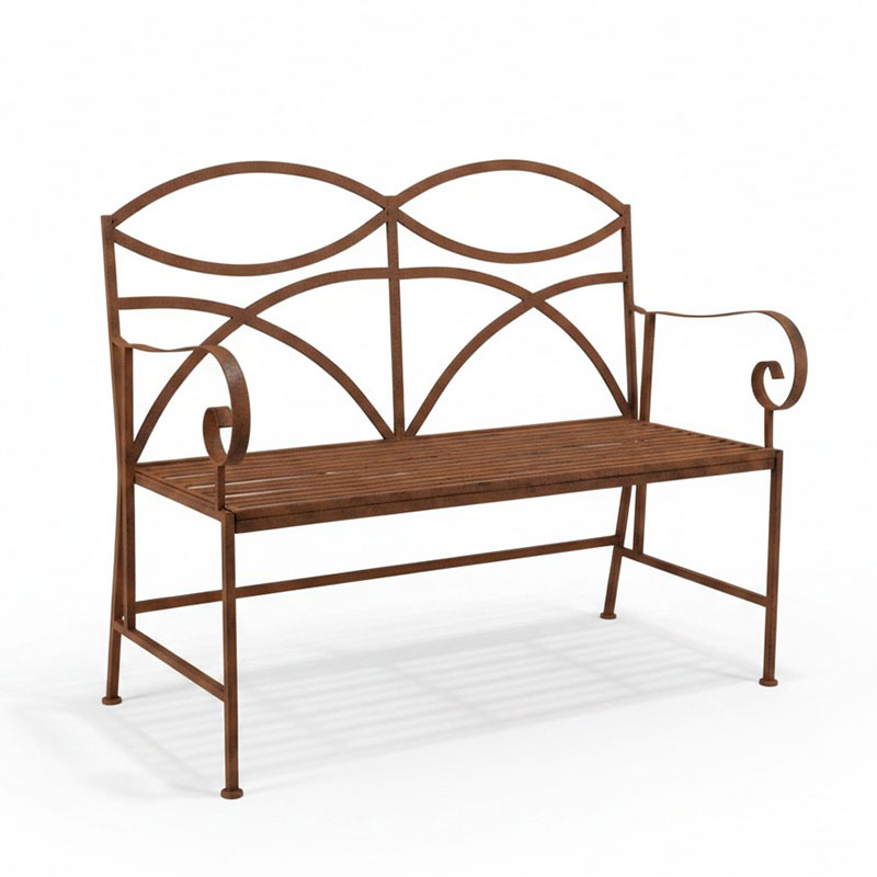 Banc jardin fer 117x47x93cm