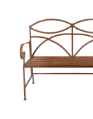Banc jardin fer 117x47x93cm