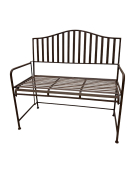 Banc de jardin fer 104x46x100cm