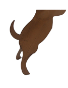 Suspension jardin chien 40x11x17cm