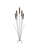 Tuteur déco roseaux 28x1x102cm