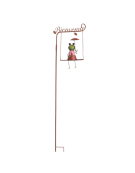 Tuteur grenouille Bienvenue 12x6x58cm