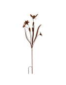 Tuteur fleurs abeille 42x22x125cm
