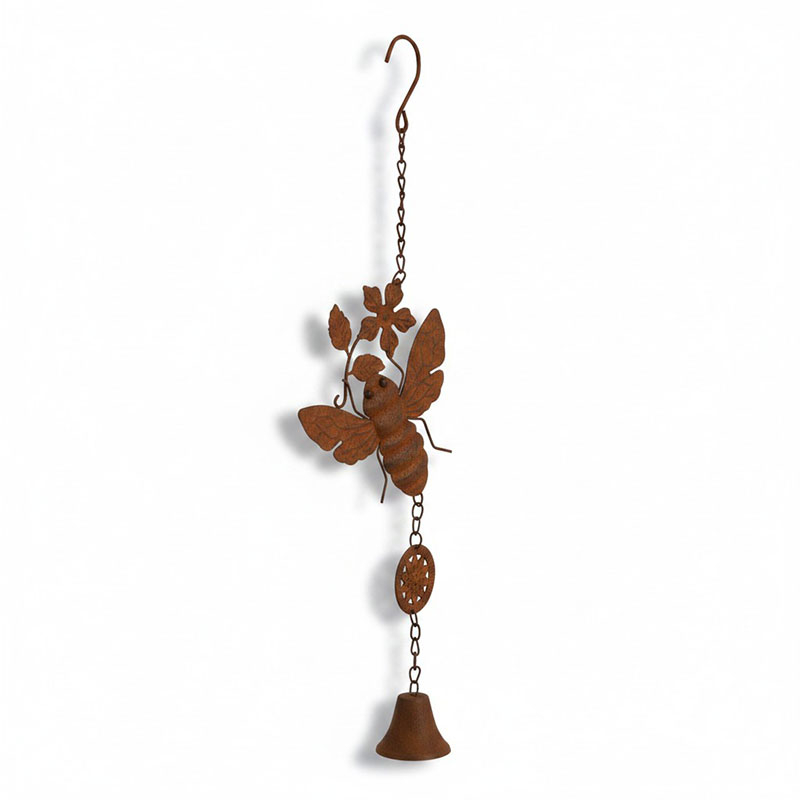 Cloche carillon abeille 18x7x60cm