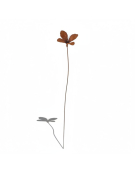 Tuteur jardin fleur 15x13x100cm