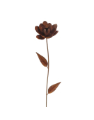 Tuteur jardin fleur 12x9x76cm