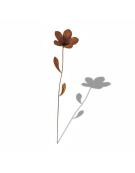 Tuteur jardin fleur 14x12x97cm