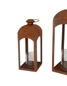 Set 2 cages plantes fer 19x19x60cm