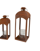 Set 2 cages plantes fer 19x19x60cm