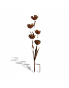 Tuteur jardin fleurs 30x105cm