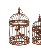 Set 2 cages plantes papillon 25x50cm