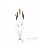 Tuteur déco roseaux 28x1x102cm