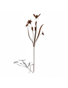 Tuteur fleurs abeille 42x22x125cm