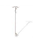 Tuteur fer plein 45x17x214cm