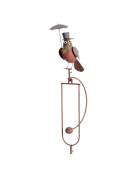 Tuteur mobile fer oiseau 25x14x149cm