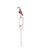 Tuteur mobile fer oiseau 25x14x149cm