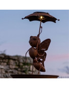 Tuteur papillon parapluie solaire 22x22x125cm
