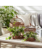 Set 2 cages plantes 19x36cm