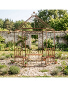 Gloriette avec 3 banc 240x207x326cm