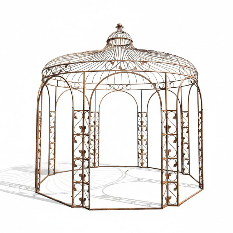 Gloriette fer plein vert 337x337x351cm