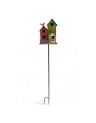 Nichoir oiseaux les trois cabanes 22x15x141cm