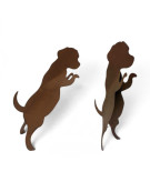 Suspension jardin chien 40x11x17cm