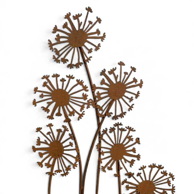 Tuteur déco fleurs 42x85cm