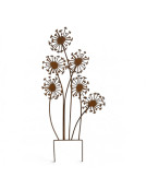 Tuteur déco fleurs 42x85cm