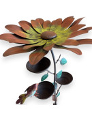 Mangeoire fleurs à planter 14x12x50cm