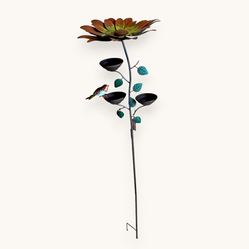 Mangeoire fleurs à planter 14x12x50cm