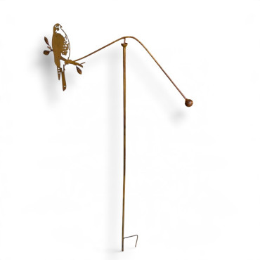 Mobile oiseau fer 26x2x51cm