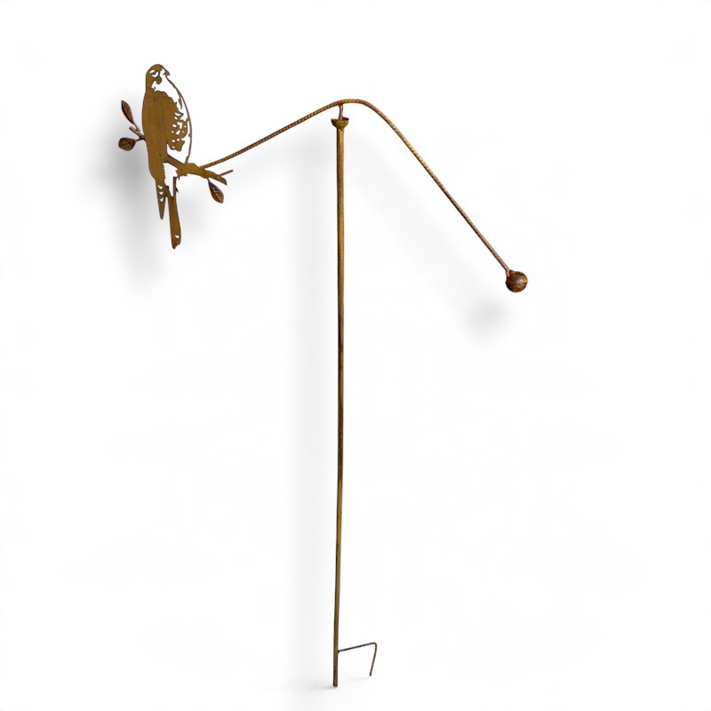 Mobile oiseau fer 26x2x51cm