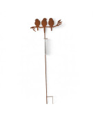 Tuteur jardin oiseaux 35x1x105cm