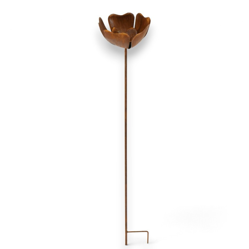 Tuteur jardin déco fleur 22x90cm