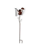 Pluviomètre grenouille parapluie 22x12x100cm