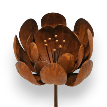 Tuteur fleur ouverte 25x22x110cm