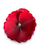 Tuteur jardin grande fleur rouge 28x28x127cm
