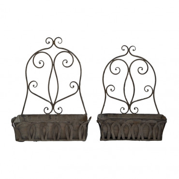 Set Jardinières murales 40x18x57cm