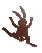 Silhouette lapin 20x25 cm