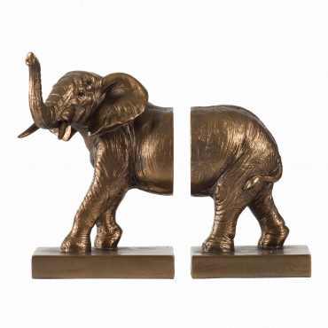 Serre-livres éléphant 21x13x18cm